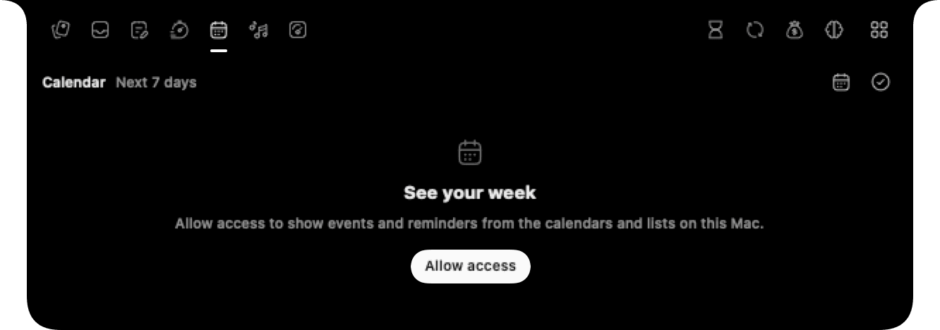 Assist Calendar module prompting for permission before showing events and reminders